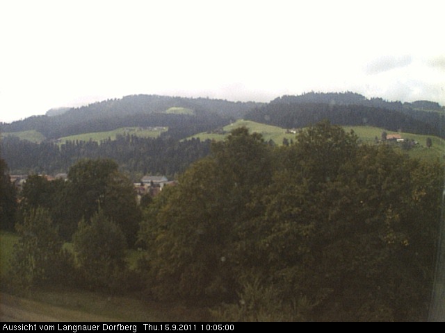 Webcam-Bild: Aussicht vom Dorfberg in Langnau 20110915-100500
