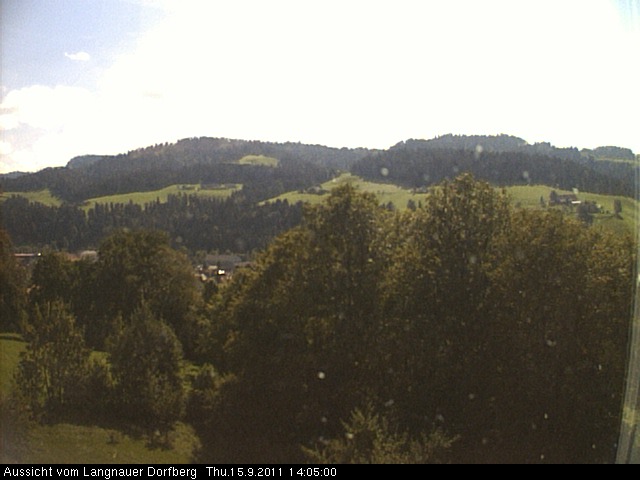 Webcam-Bild: Aussicht vom Dorfberg in Langnau 20110915-140500