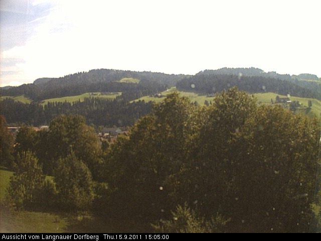 Webcam-Bild: Aussicht vom Dorfberg in Langnau 20110915-150500