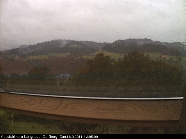 Webcam-Bild: Aussicht vom Dorfberg in Langnau 20110918-120500