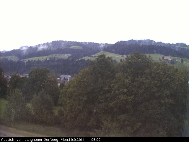 Webcam-Bild: Aussicht vom Dorfberg in Langnau 20110919-110500