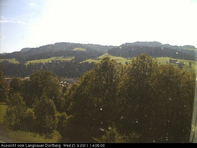 Webcam-Bild: Aussicht vom Dorfberg in Langnau 20110921-140500