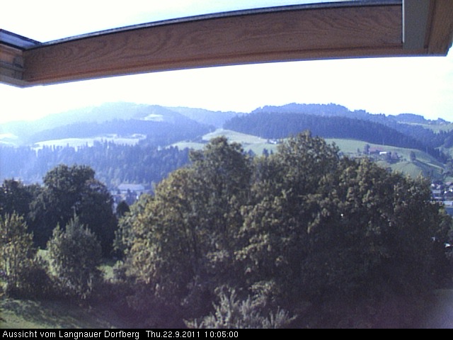 Webcam-Bild: Aussicht vom Dorfberg in Langnau 20110922-100500