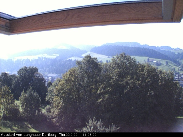 Webcam-Bild: Aussicht vom Dorfberg in Langnau 20110922-110500