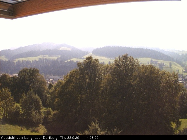 Webcam-Bild: Aussicht vom Dorfberg in Langnau 20110922-140500