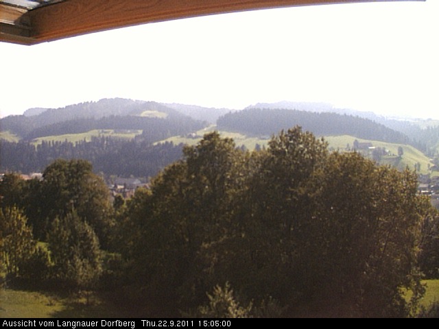 Webcam-Bild: Aussicht vom Dorfberg in Langnau 20110922-150500