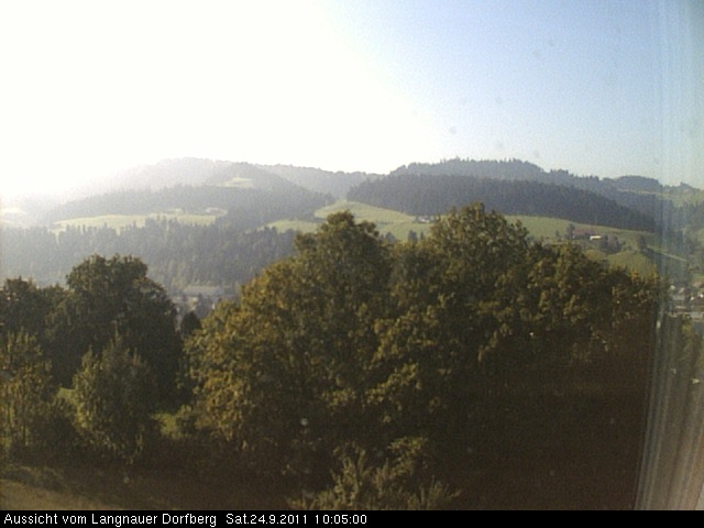 Webcam-Bild: Aussicht vom Dorfberg in Langnau 20110924-100500
