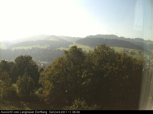 Webcam-Bild: Aussicht vom Dorfberg in Langnau 20110924-110500