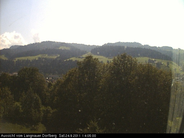 Webcam-Bild: Aussicht vom Dorfberg in Langnau 20110924-140500