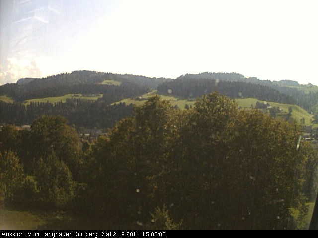 Webcam-Bild: Aussicht vom Dorfberg in Langnau 20110924-150500