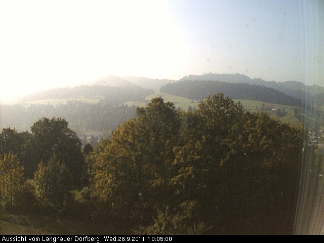 Webcam-Bild: Aussicht vom Dorfberg in Langnau 20110928-100500