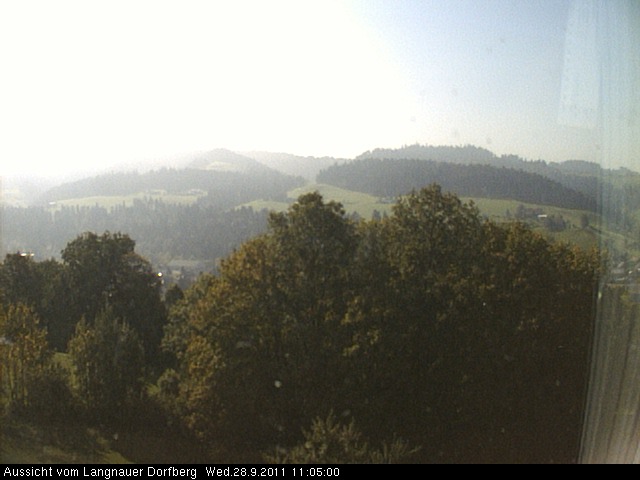 Webcam-Bild: Aussicht vom Dorfberg in Langnau 20110928-110500