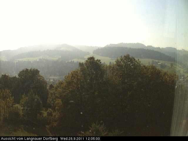 Webcam-Bild: Aussicht vom Dorfberg in Langnau 20110928-120500