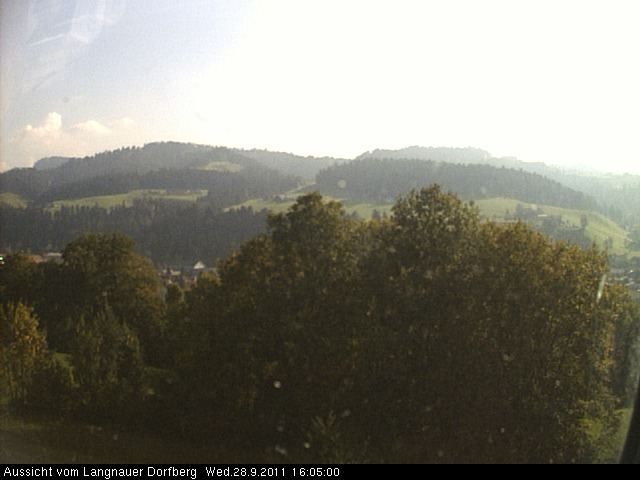 Webcam-Bild: Aussicht vom Dorfberg in Langnau 20110928-160500