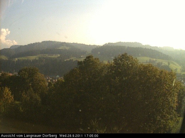 Webcam-Bild: Aussicht vom Dorfberg in Langnau 20110928-170500
