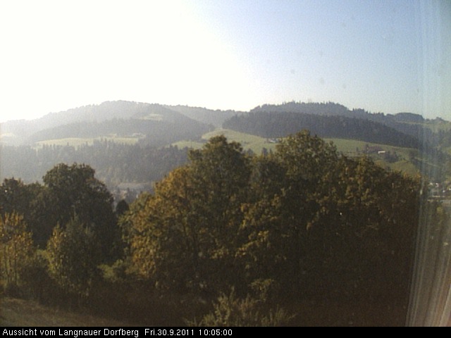 Webcam-Bild: Aussicht vom Dorfberg in Langnau 20110930-100500