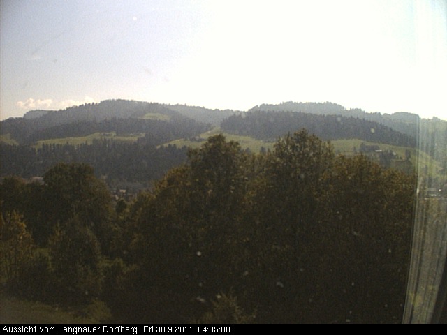 Webcam-Bild: Aussicht vom Dorfberg in Langnau 20110930-140500