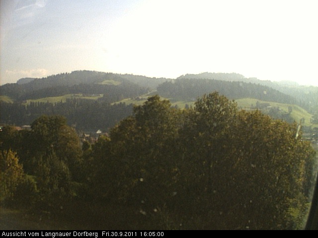Webcam-Bild: Aussicht vom Dorfberg in Langnau 20110930-160500