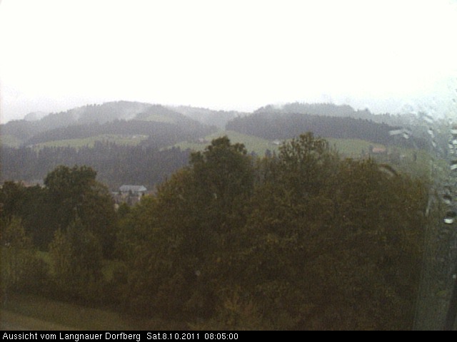 Webcam-Bild: Aussicht vom Dorfberg in Langnau 20111008-080500