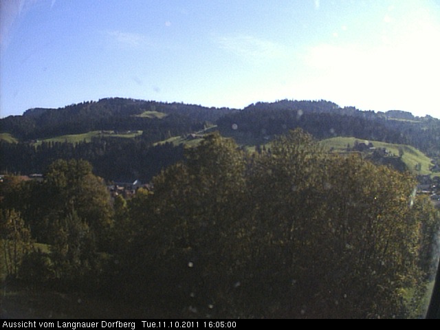 Webcam-Bild: Aussicht vom Dorfberg in Langnau 20111011-160500