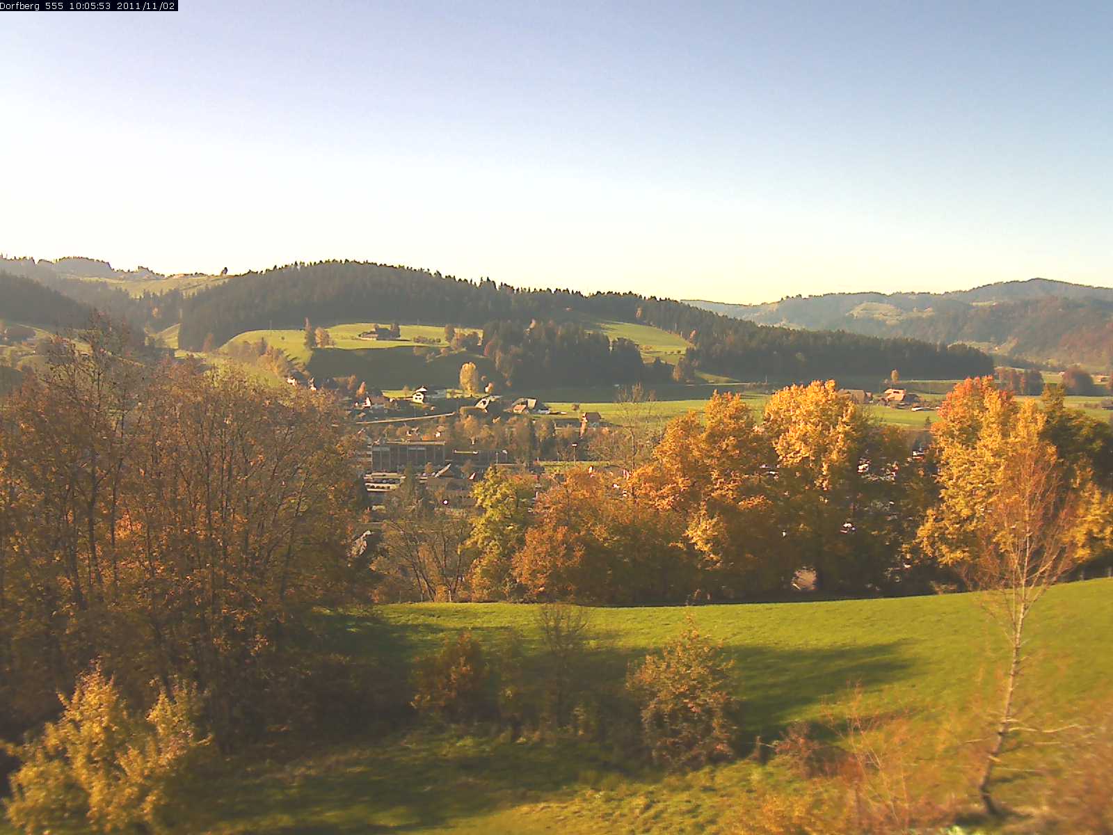 Webcam-Bild: Aussicht vom Dorfberg in Langnau 20111102-100600