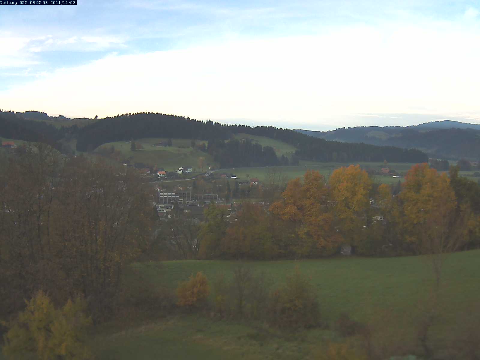 Webcam-Bild: Aussicht vom Dorfberg in Langnau 20111103-080600