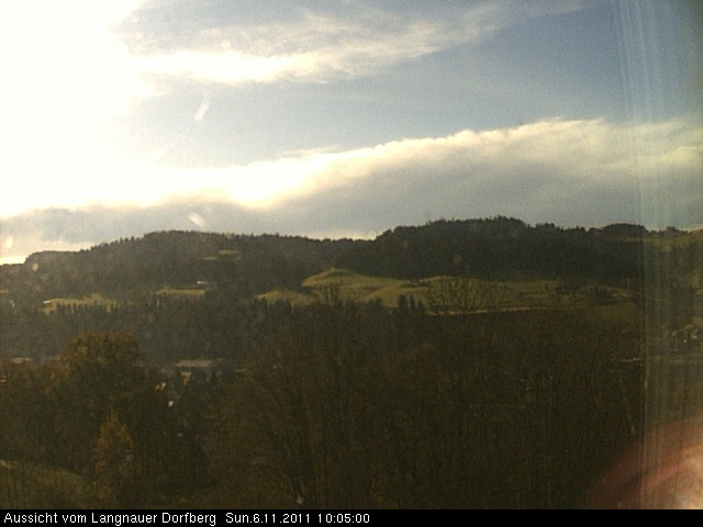 Webcam-Bild: Aussicht vom Dorfberg in Langnau 20111106-100500