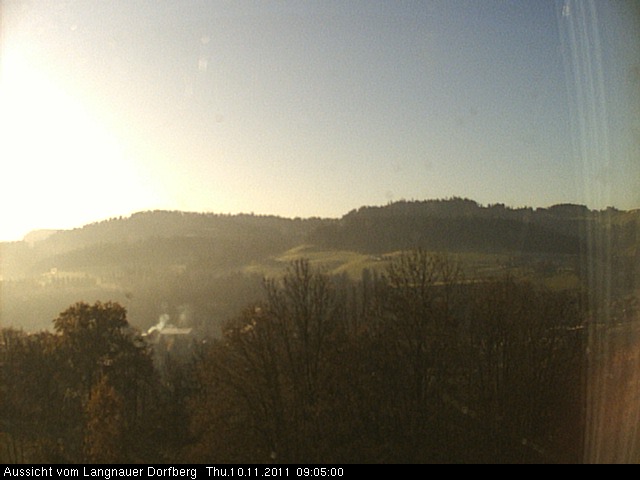 Webcam-Bild: Aussicht vom Dorfberg in Langnau 20111110-090500