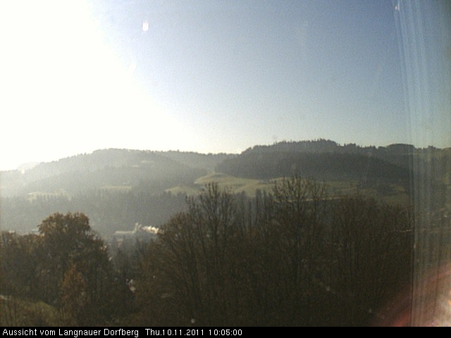 Webcam-Bild: Aussicht vom Dorfberg in Langnau 20111110-100500