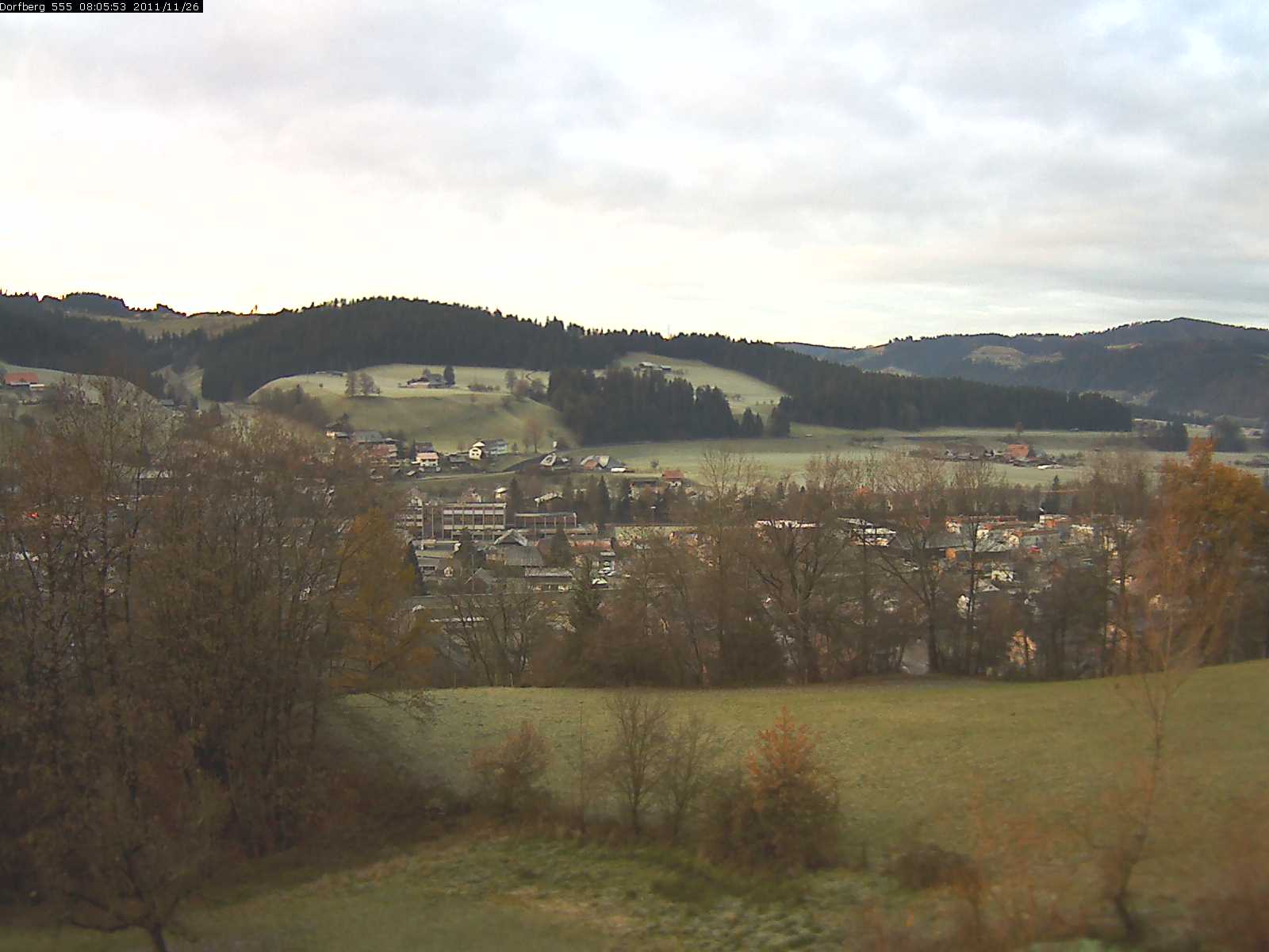 Webcam-Bild: Aussicht vom Dorfberg in Langnau 20111126-080600