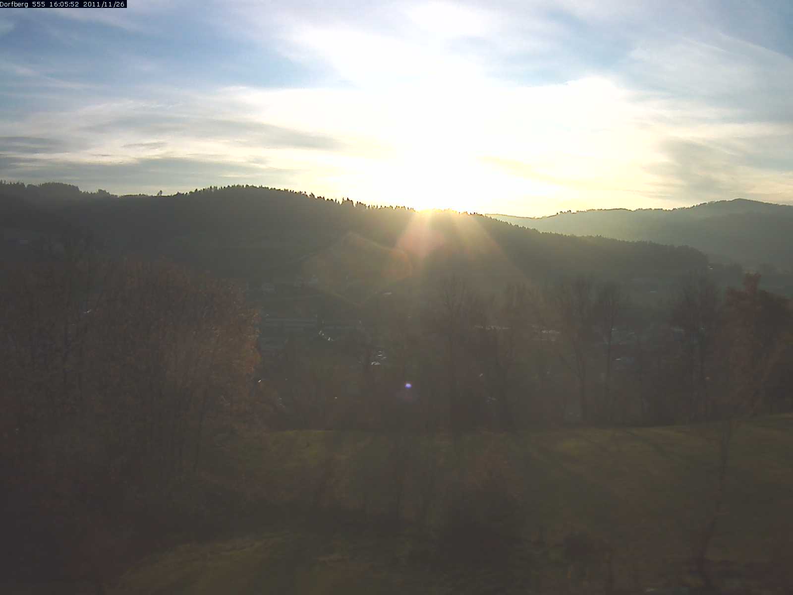 Webcam-Bild: Aussicht vom Dorfberg in Langnau 20111126-160600