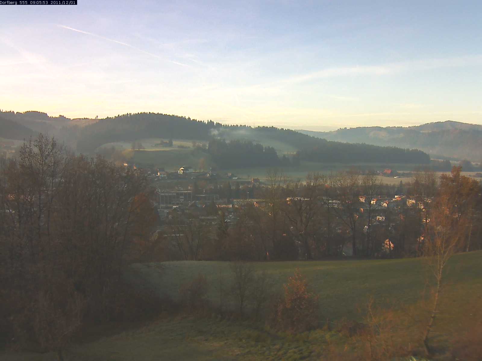 Webcam-Bild: Aussicht vom Dorfberg in Langnau 20111201-090600