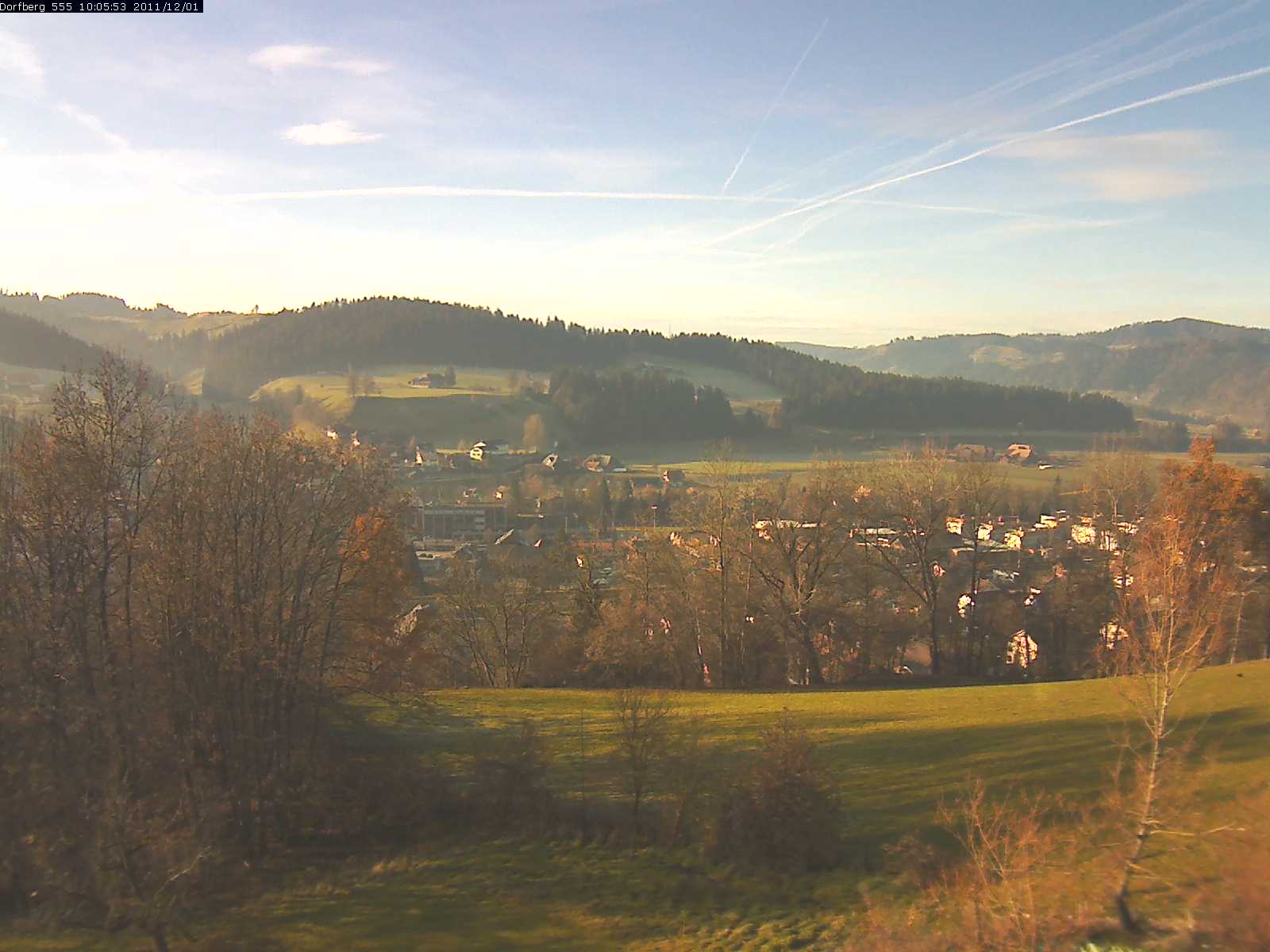 Webcam-Bild: Aussicht vom Dorfberg in Langnau 20111201-100600