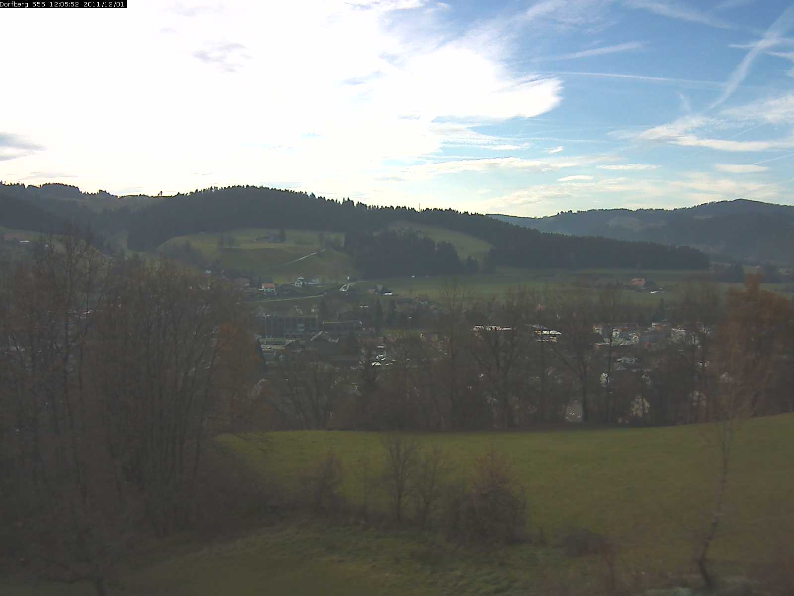 Webcam-Bild: Aussicht vom Dorfberg in Langnau 20111201-120600