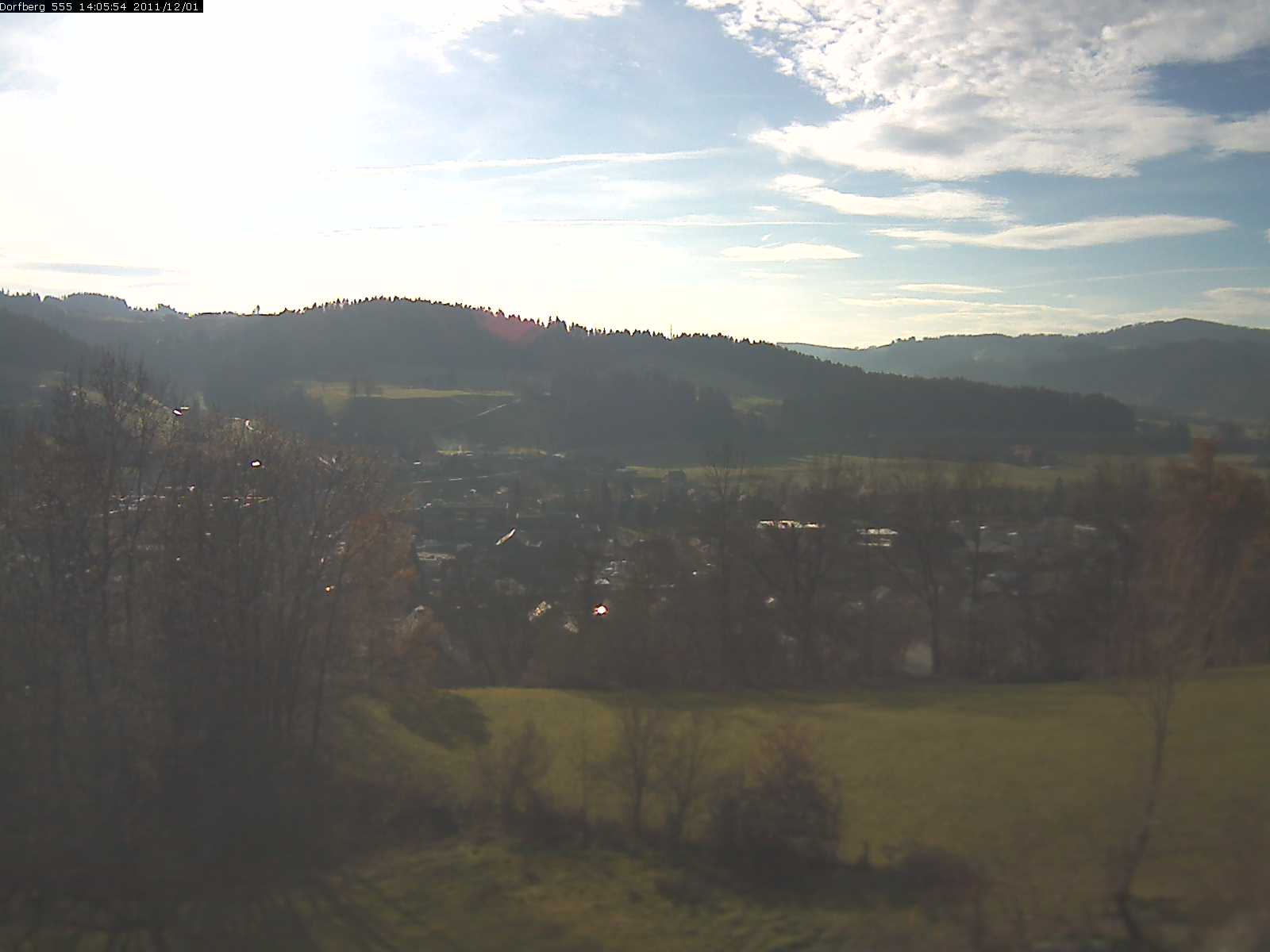 Webcam-Bild: Aussicht vom Dorfberg in Langnau 20111201-140600