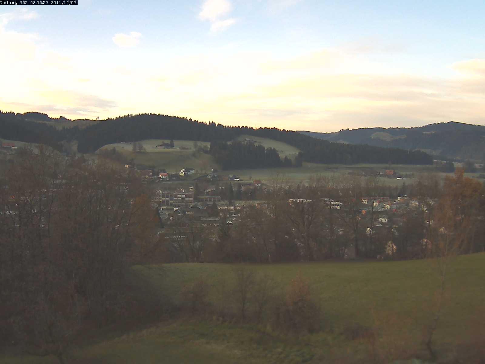 Webcam-Bild: Aussicht vom Dorfberg in Langnau 20111202-080600