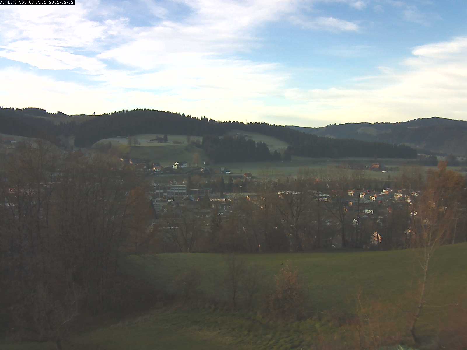 Webcam-Bild: Aussicht vom Dorfberg in Langnau 20111202-090600