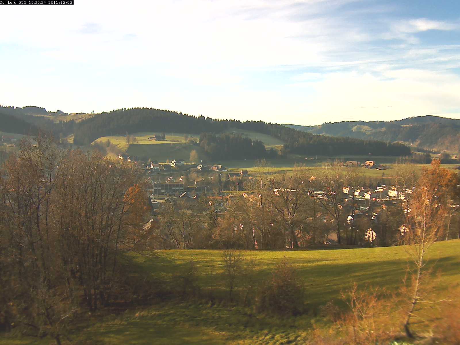 Webcam-Bild: Aussicht vom Dorfberg in Langnau 20111202-100600