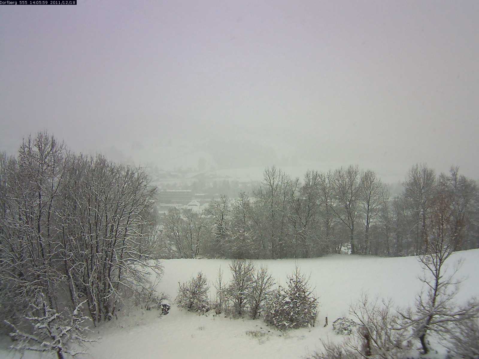 Webcam-Bild: Aussicht vom Dorfberg in Langnau 20111218-140600