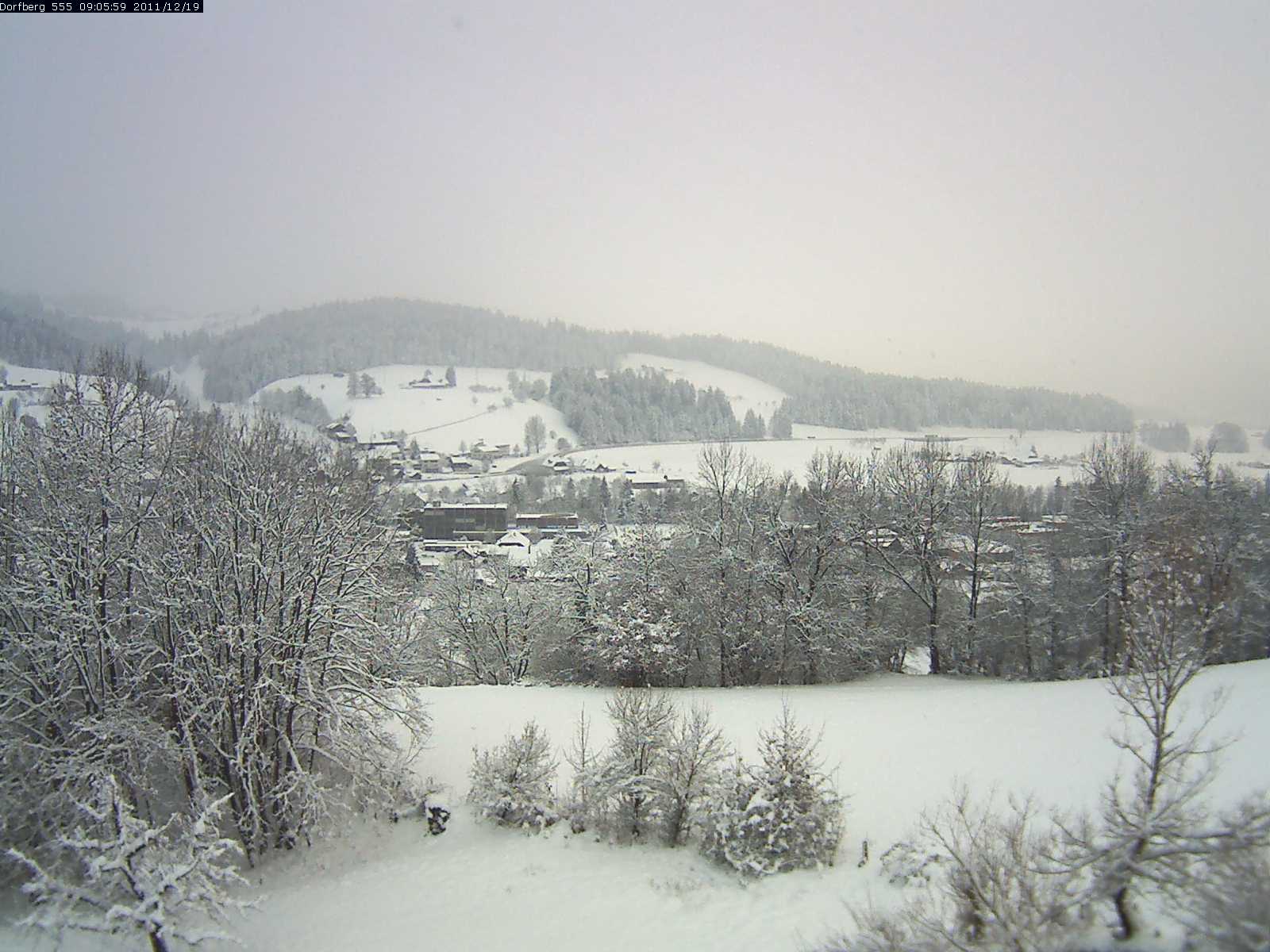 Webcam-Bild: Aussicht vom Dorfberg in Langnau 20111219-090600