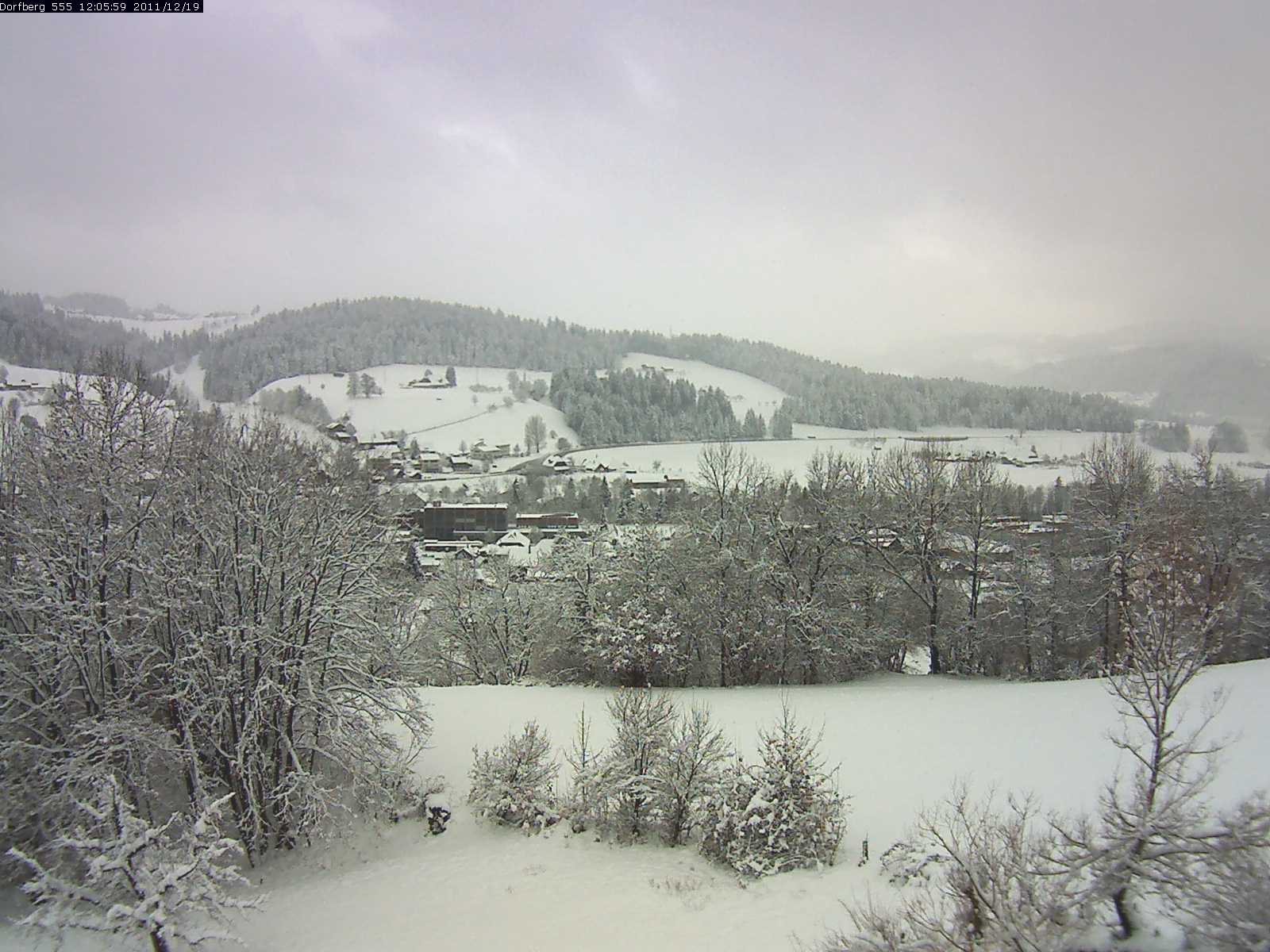 Webcam-Bild: Aussicht vom Dorfberg in Langnau 20111219-120600