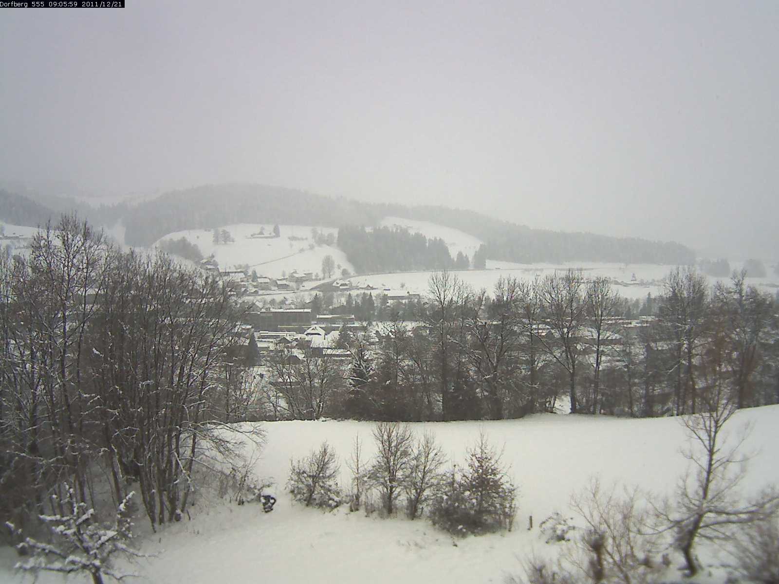 Webcam-Bild: Aussicht vom Dorfberg in Langnau 20111221-090600