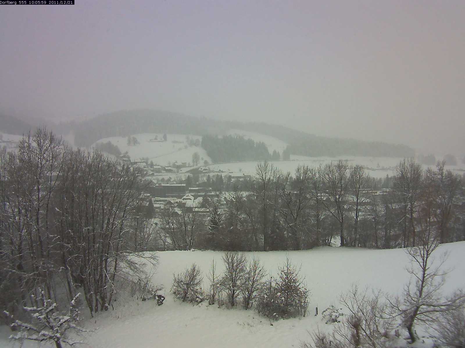 Webcam-Bild: Aussicht vom Dorfberg in Langnau 20111221-100600