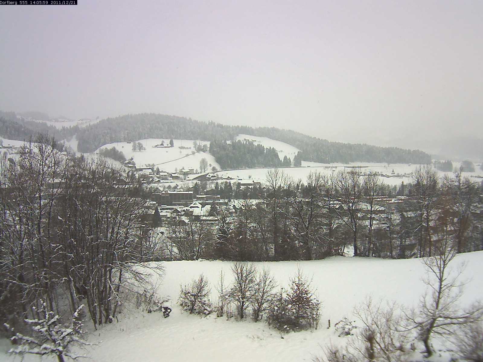 Webcam-Bild: Aussicht vom Dorfberg in Langnau 20111221-140600