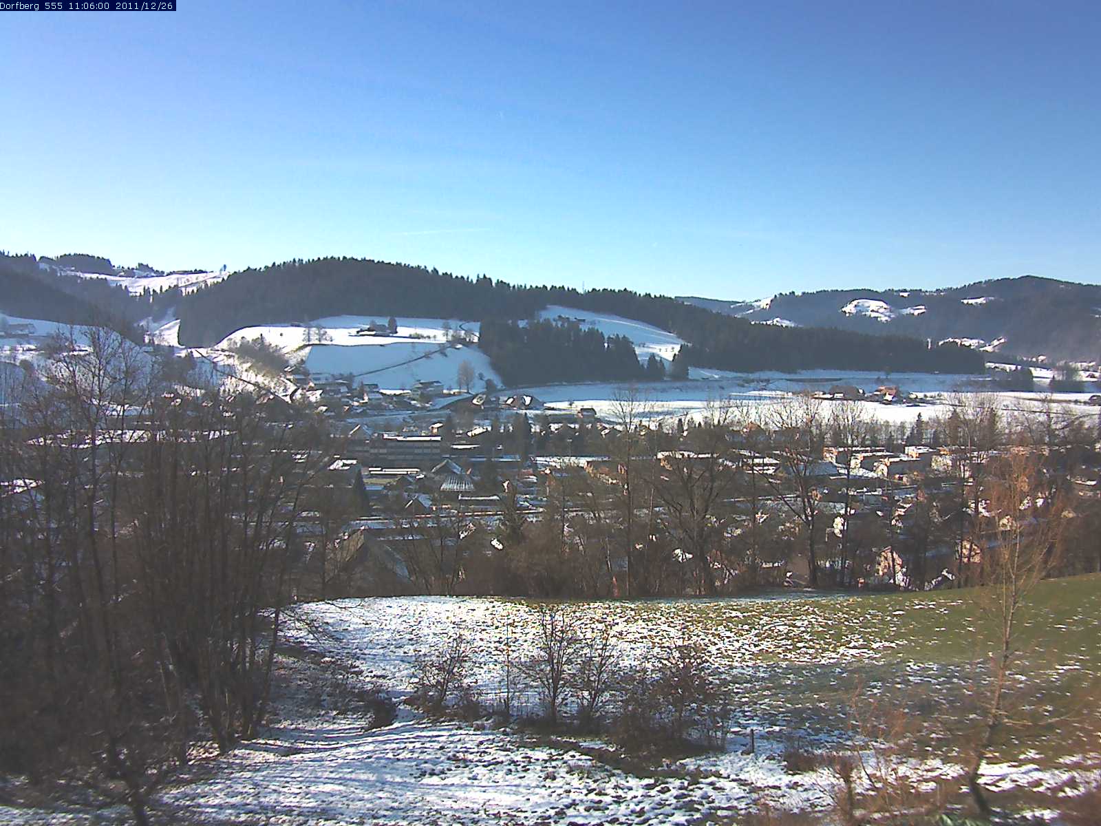 Webcam-Bild: Aussicht vom Dorfberg in Langnau 20111226-110600