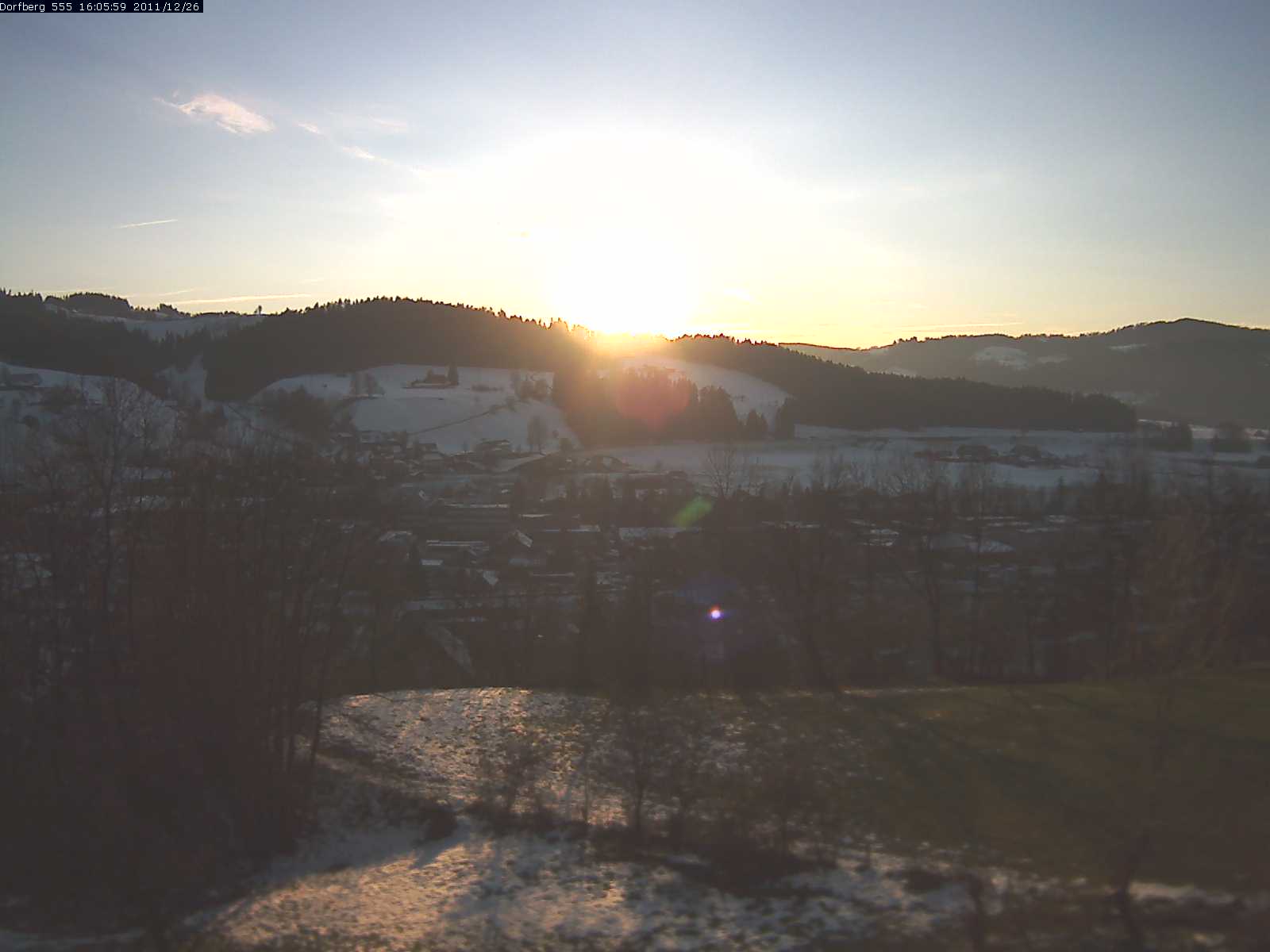 Webcam-Bild: Aussicht vom Dorfberg in Langnau 20111226-160600