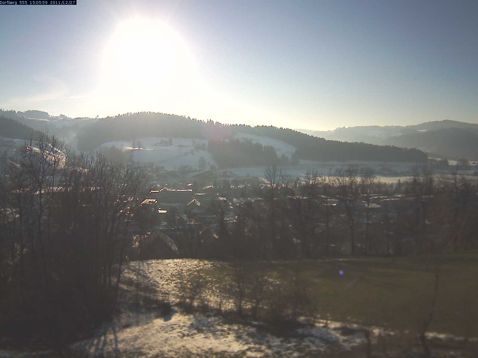 Webcam-Bild: Aussicht vom Dorfberg in Langnau 20111227-150600