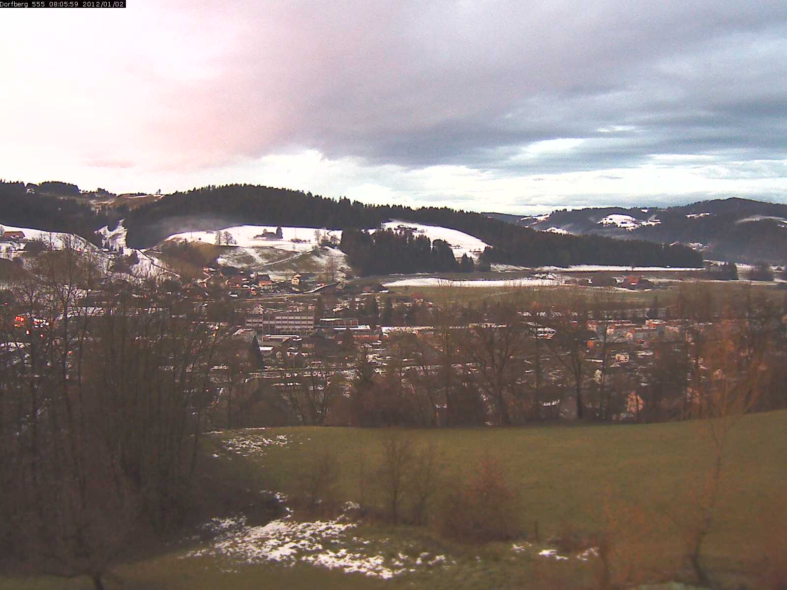 Webcam-Bild: Aussicht vom Dorfberg in Langnau 20120102-080600