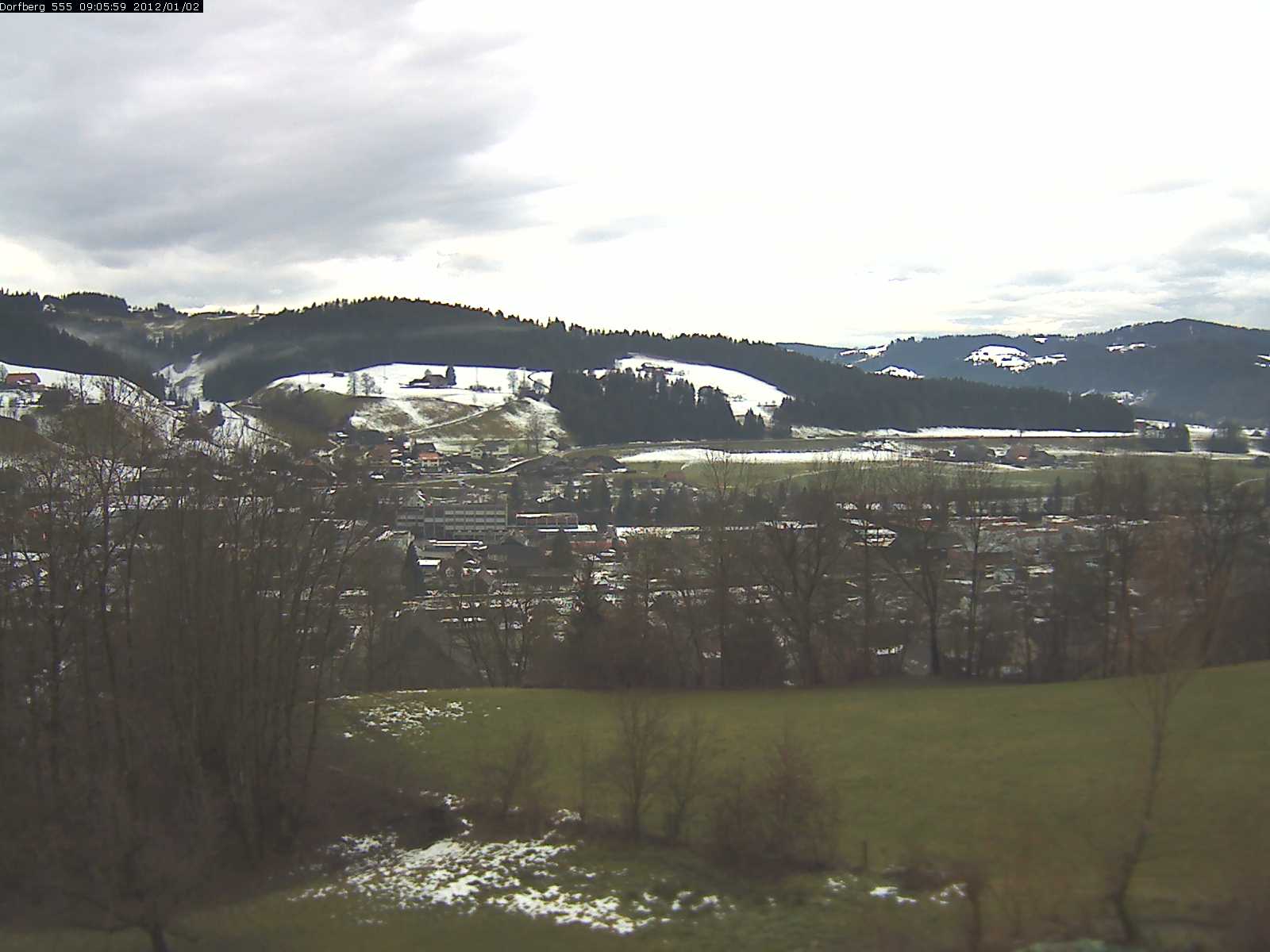 Webcam-Bild: Aussicht vom Dorfberg in Langnau 20120102-090600