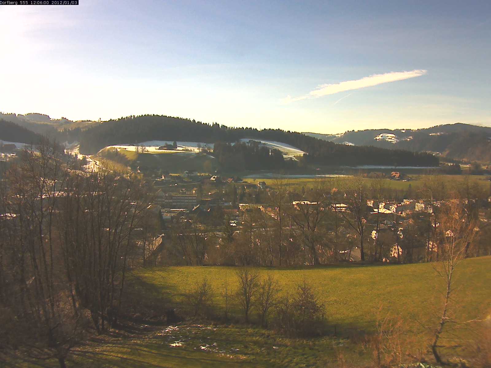 Webcam-Bild: Aussicht vom Dorfberg in Langnau 20120103-120600